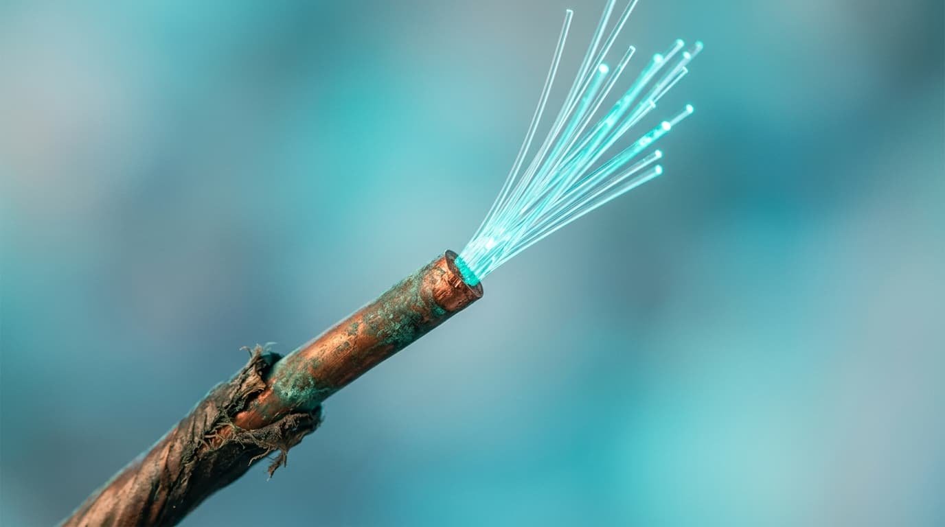 Câble coaxial et fibre optique : sur le câble, la voie de retour limite structurellement le débit montant