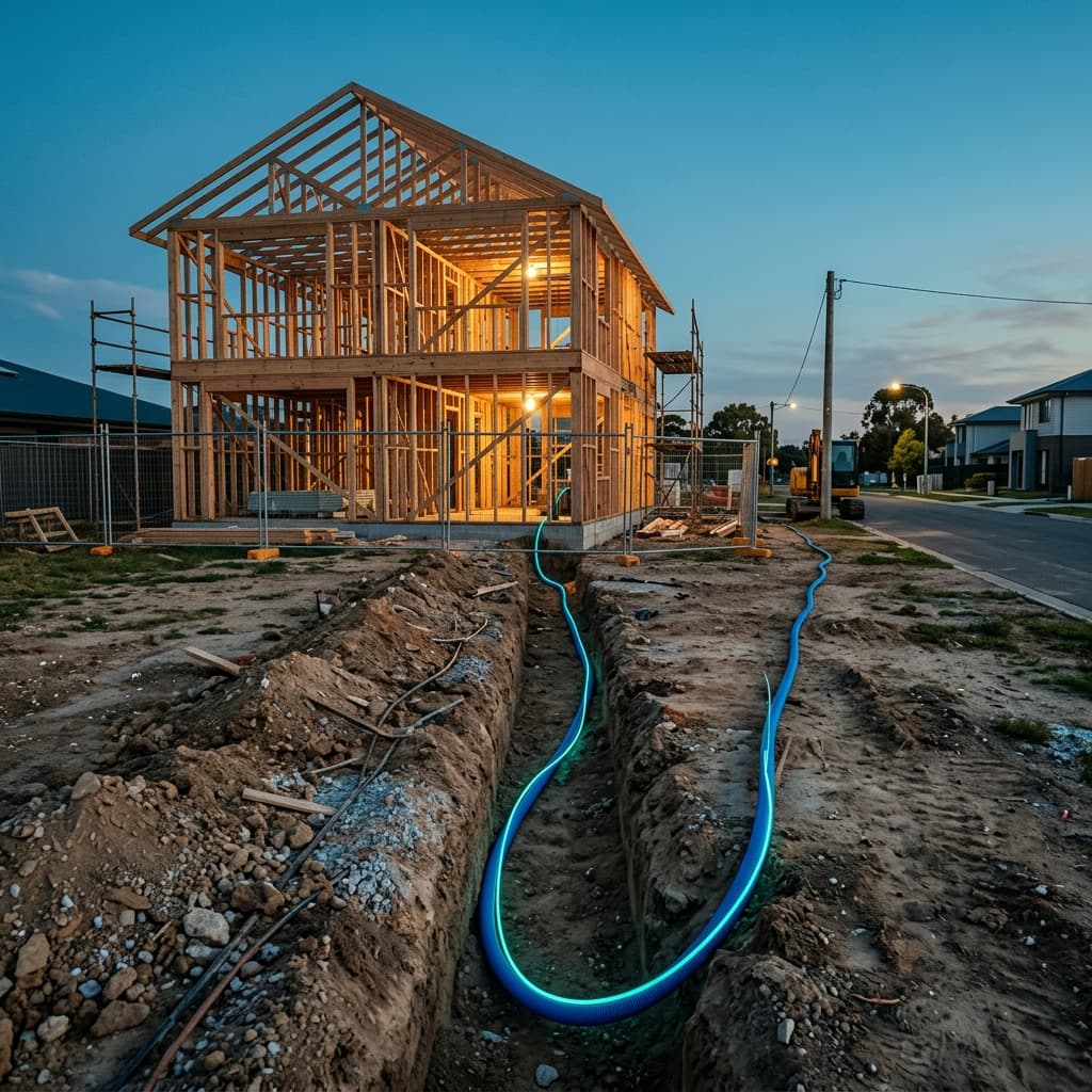 Raccordement fibre en maison neuve : les étapes en Belgique